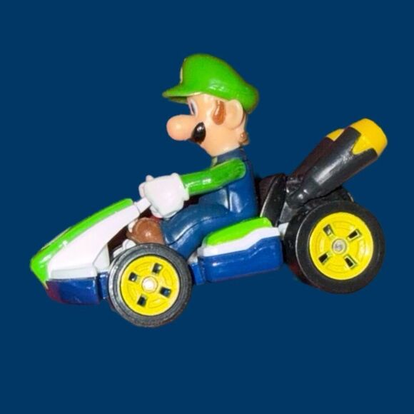 TOMY Impulse Mario Kart Pull Back Racers Surprise Pack Mario & Luigi Race Cars - Picture 2 of 11